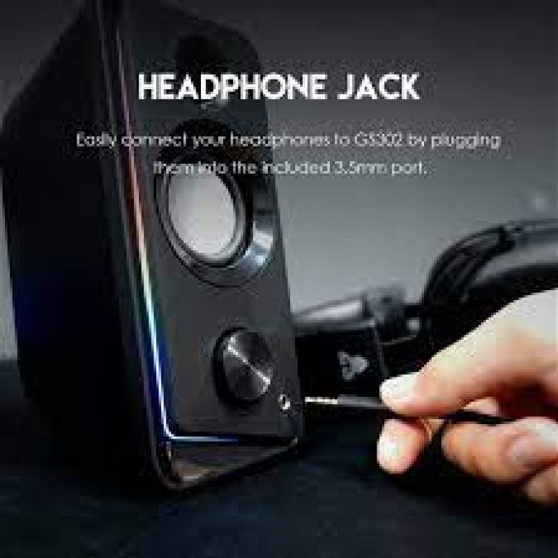 Fantech GS302 ALEGRO RGB Gaming Speaker Dual Connection BT/3.5MM Audio Jack For PC Laptop Mobile Phone