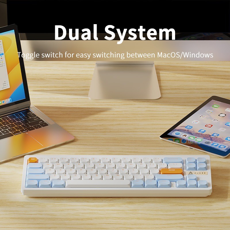 Ajazz AKL680 Wireless Low Profile Keyboard
