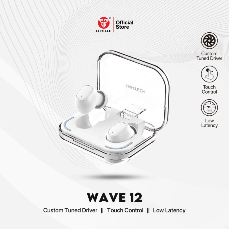 Wave 12 TW12 TWS Bluetooth Wireless Earbuds – Type-C Fast Charging