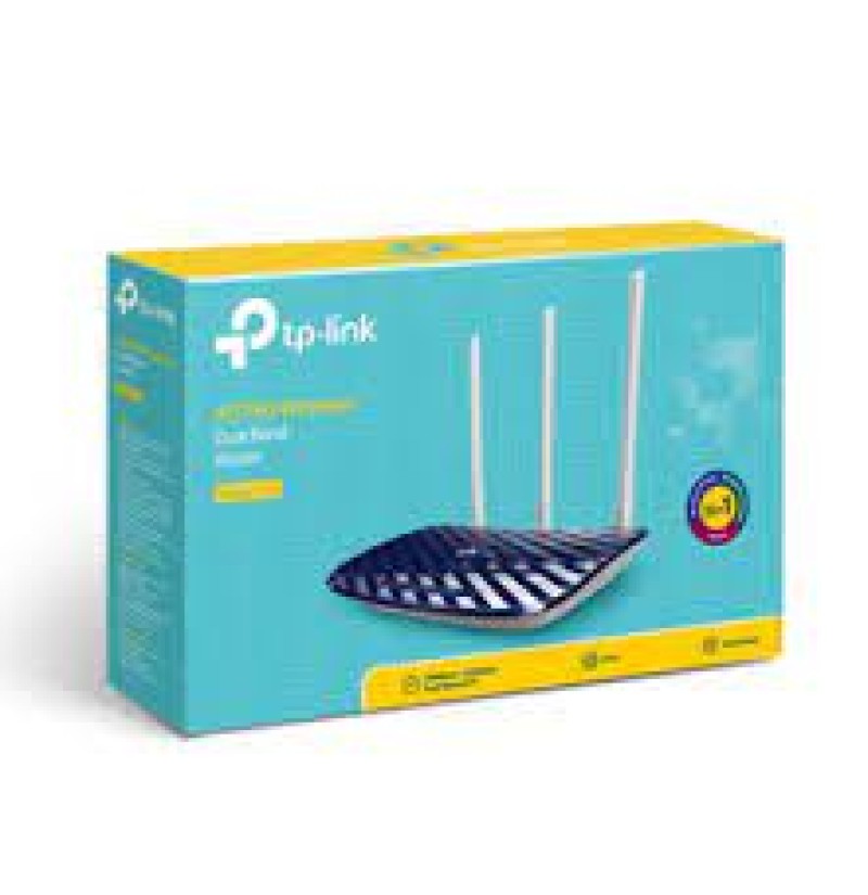 TP Link Archer C20 AC750 Wireless Dual Band Router-(Black)
