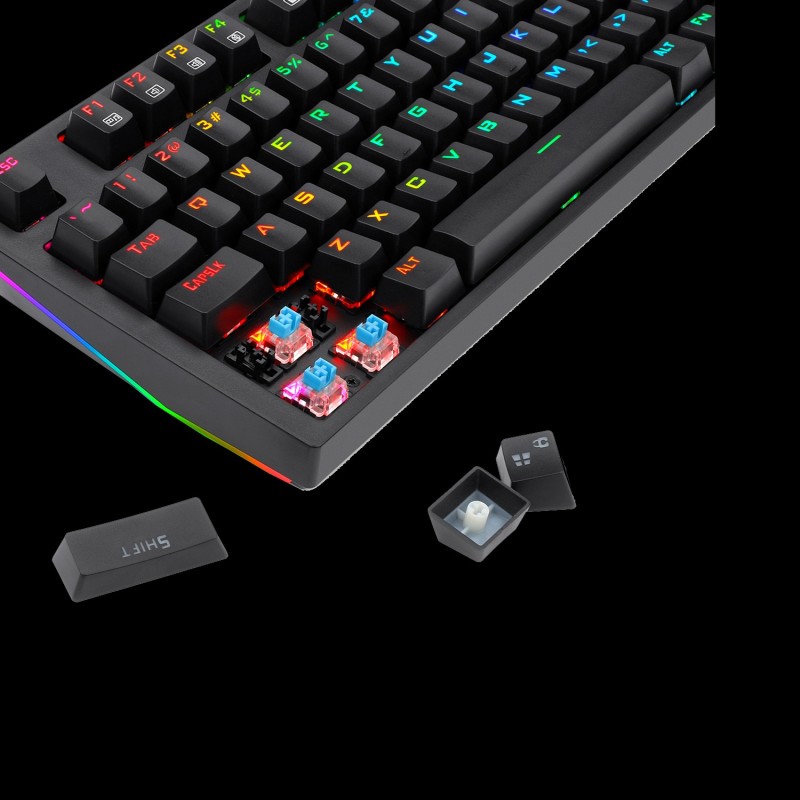 Redragon K592-PRO Mechanical Gaming RGB Wired Keyboard With Ultra-Fast V-Optical Blue Switches