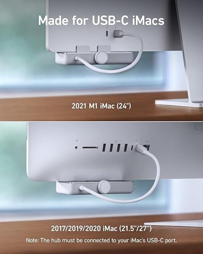 Anker 535 USB-C Hub (5-in-1) | For IMac Pro / IMac 24 Inch 2021 / IMac 27 Inch / 21.5 Inch |
