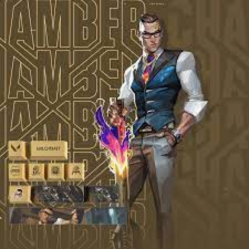 Valorant Chamber PBT Keycaps For Mechanical Keyboard