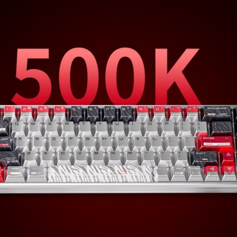 DAREU A68 Ice Blade Magnetic Gaming Keyboard | Silver Aluminum | RGB