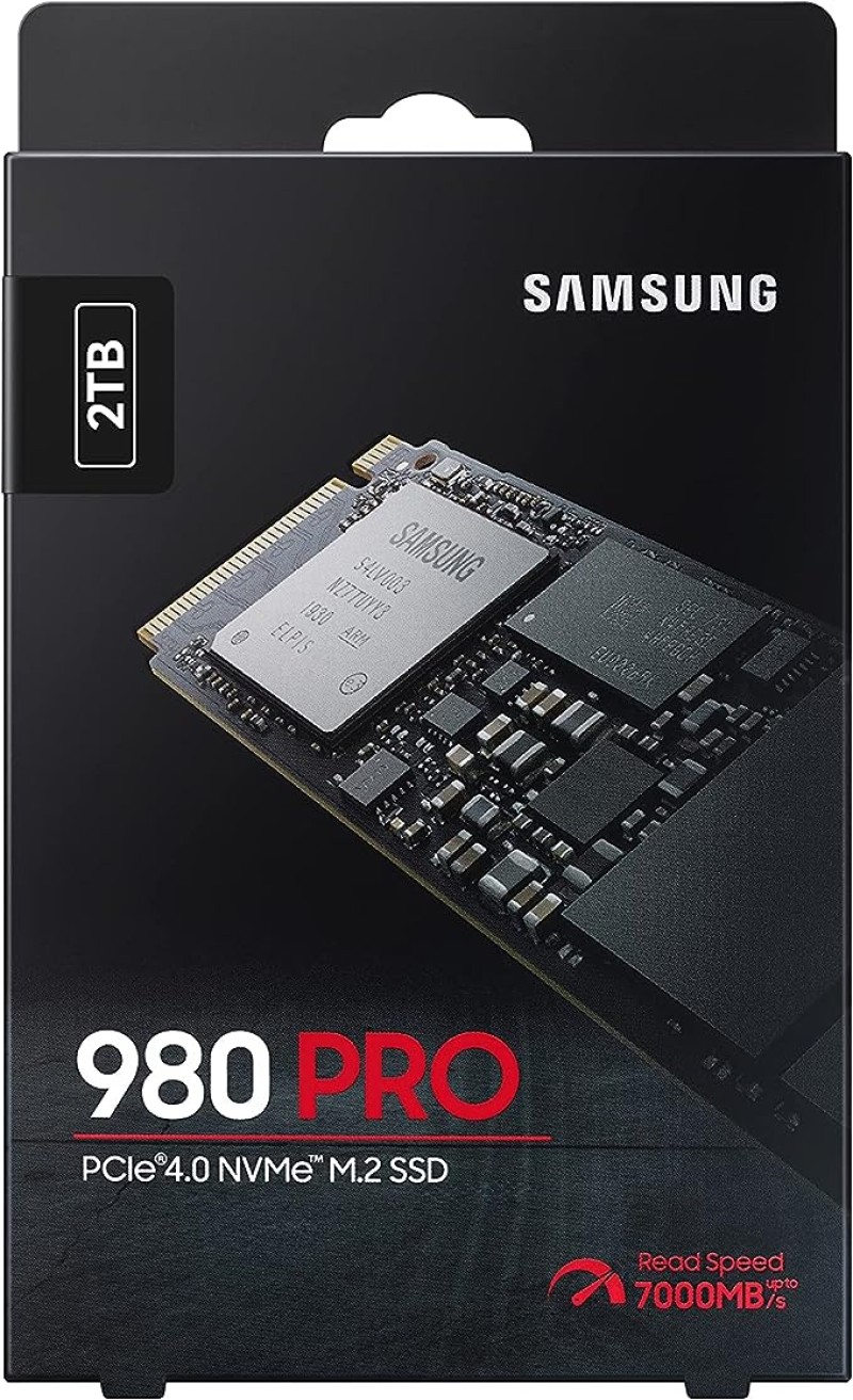 Samsung 980 PRO 2TB SSD PCIe NVMe Gen 4 M.2