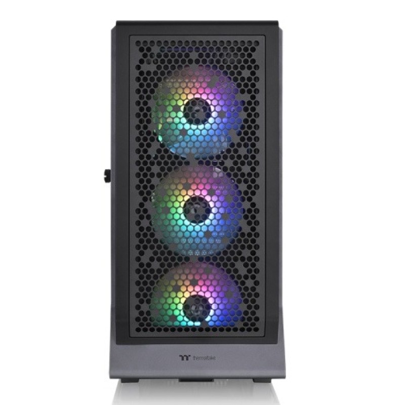 Thermaltake Ceres 500 TG ARGB Mid Tower PC Case – Black | High Airflow Gaming Chassis With 4x CT140 ARGB Fans
