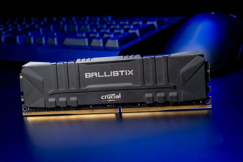 Crucial Ballistix RGB 16GB DDR4-3200 CL16 Gaming Memory (Black)