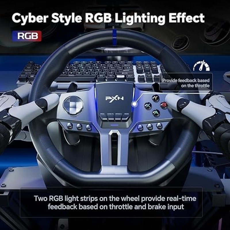 PXN V9 GEN2 Racing Wheel – Ultimate Multi-Platform Driving Experience