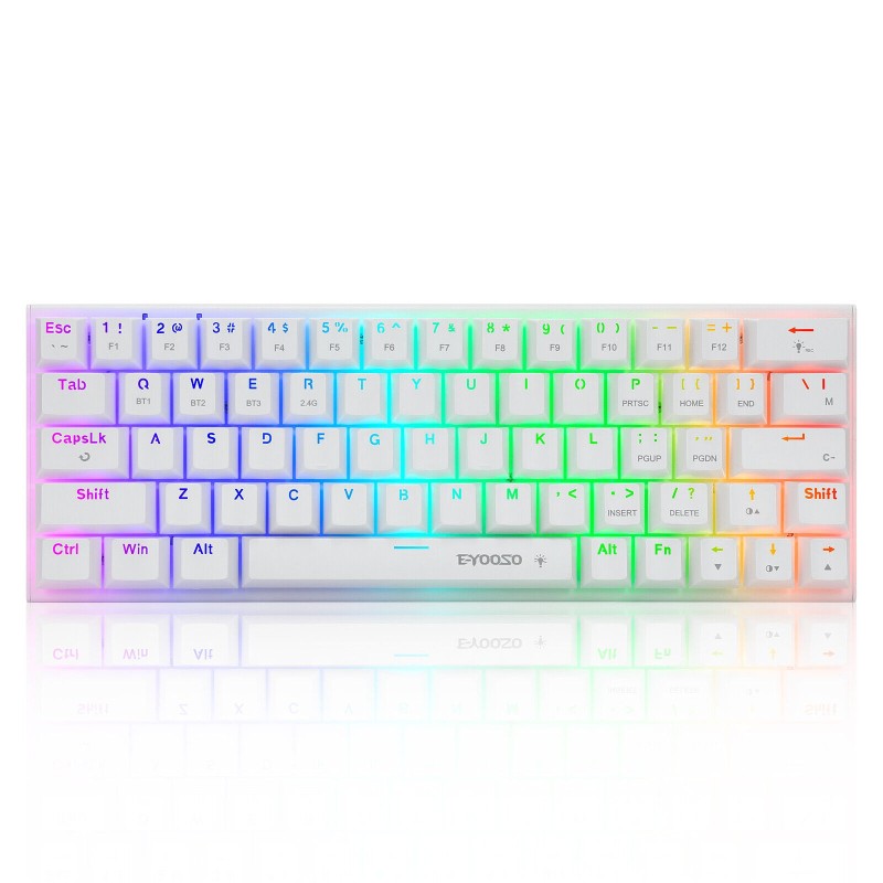 E-YOOSO Z11 New Mechanical Gaming Keyboard Red Switch 63 Keys RGB Backlight