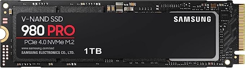 SAMSUNG 980 PRO SSD 1TB PCIe 4.0 NVMe Gen 4 M.2