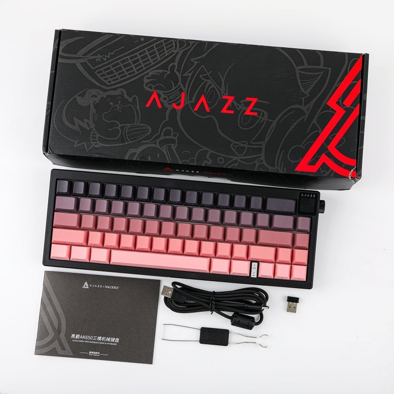 AJAZZ AK650 Dream Weaver Switch – Side Character Gradient Pink