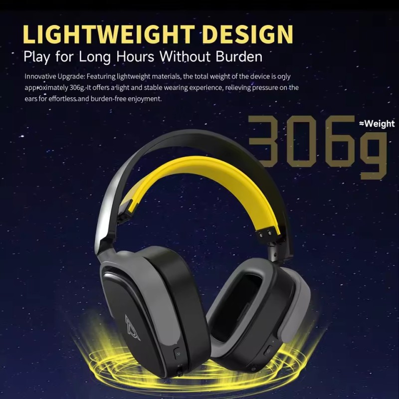 AJAZZ AHM09 Max Tri-Mode Wireless Gaming Headphone