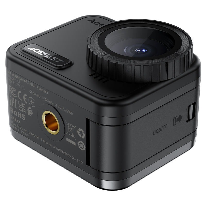 ACEFAST Action Camera X1 4K – 40 MP Sports Camera With 4K Video & Waterproof Case