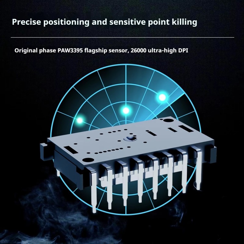 AJAZZ AJ139 MAX Wireless Gaming Mouse With PAW3395 Sensor, 3-Mode Connectivity, And RGB Lighting Dock