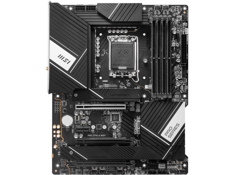 MSI PRO Z790-A WIFI LGA 1700 Intel Z790 SATA 6Gb/s DDR5 ATX Motherboard