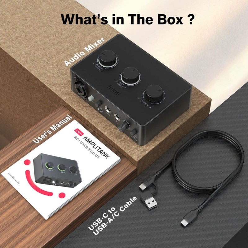 FIFINE AmpliTank AMPLI1 USB Audio Interface
