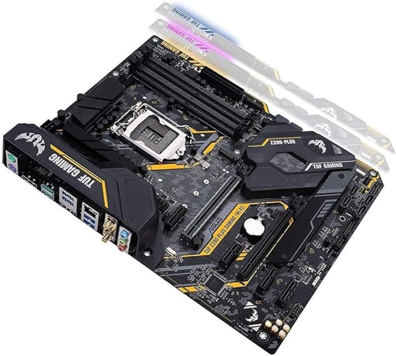 ASUS TUF Z390-Plus Gaming (Wi-Fi) LGA1151 (Intel 8th And 9th Gen) DDR4 DP HDMI M.2 Z390 ATX Motherboard 802.11ac Wi-Fi USB 3.1 Gen2