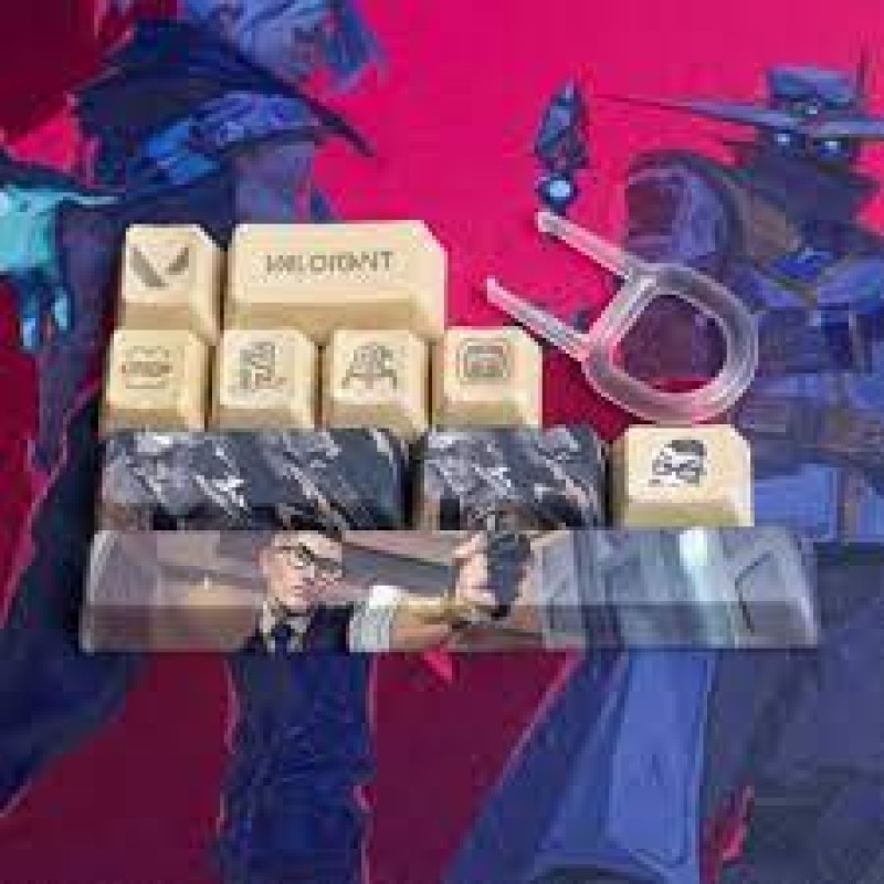 Valorant Chamber PBT Keycaps For Mechanical Keyboard