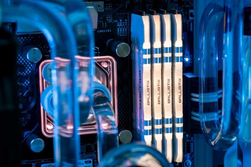Crucial Ballistix RGB 16GB DDR4-3200 CL16 Gaming Memory (Black)