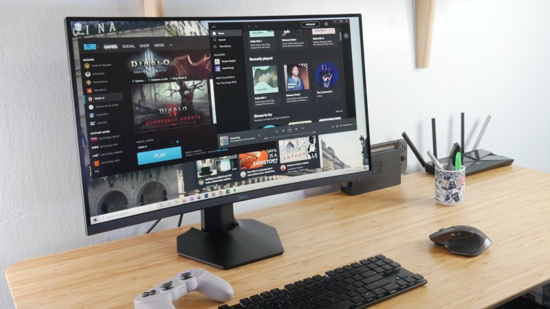 Dell 27 Gaming Monitor S2721HGF 144Hz Full HD (1920 X 1080) Curved Monitor