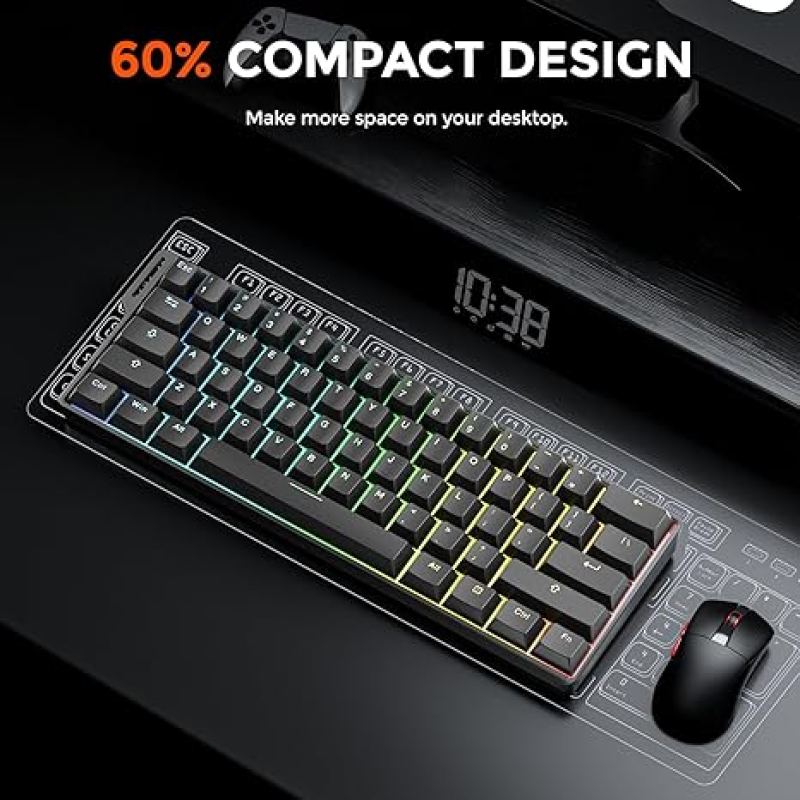 DAREU EK60 HE Magnetic Gaming Keyboard | Fire Switch | 60% Compact Layout