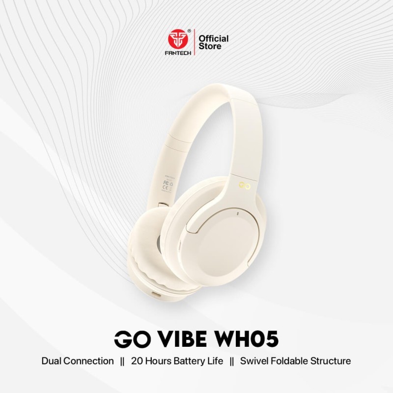 Fantech WH05 Go Vibe Dual Mode Wireless Headset | Bluetooth & Wired | 40mm Drivers