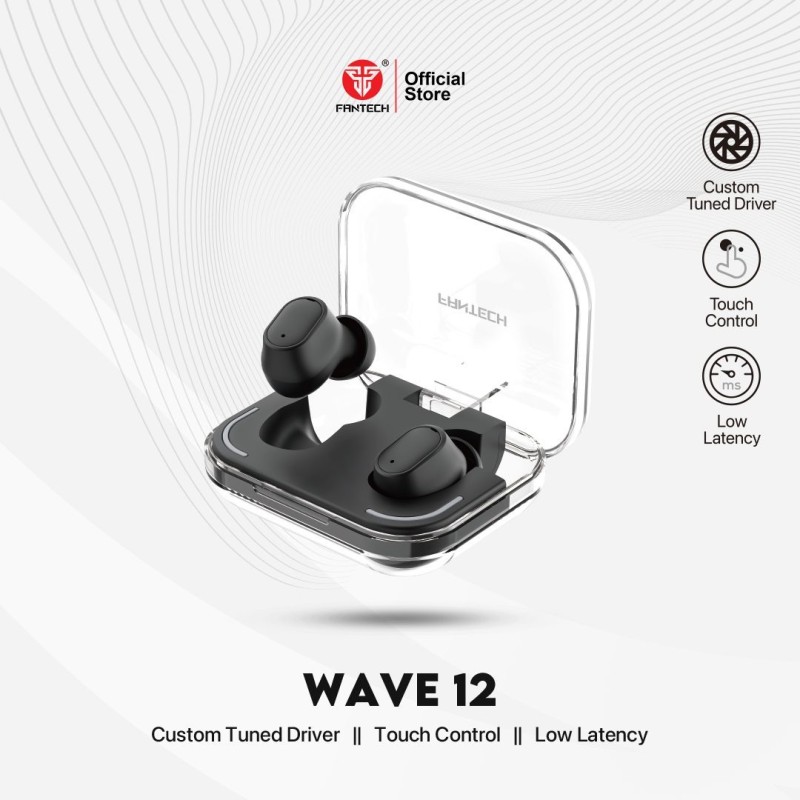 Wave 12 TW12 TWS Bluetooth Wireless Earbuds – Type-C Fast Charging