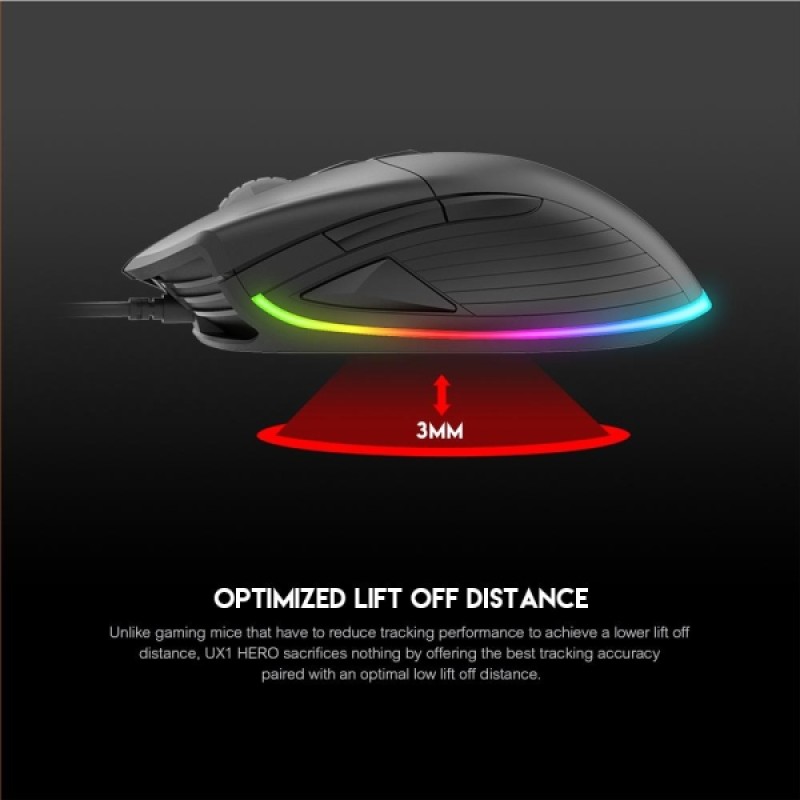 Fantech UX1 Hero Ultimate Macro RGB Gaming Mouse