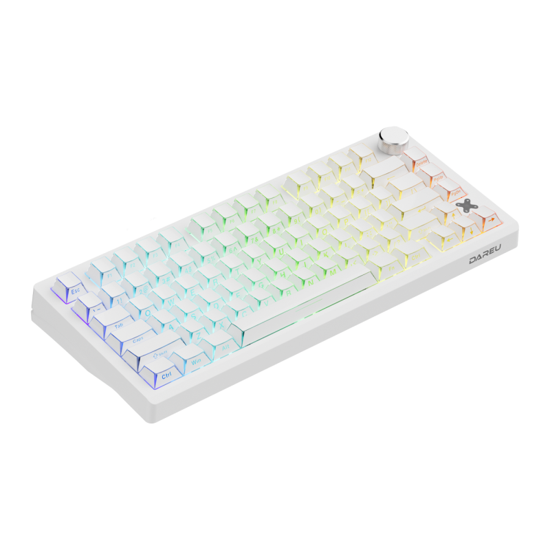 DAREU Flex 75 Tri-Mode RGB Gaming Keyboard | Knob | Gasket Mount | Hot-Swap