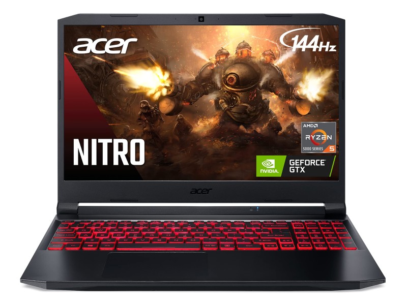 Acer Nitro 5 (AMD Ryzen 5 5600H Processor | 8GB RAM | 512GB SSD | NVIDIA GTX 1650 Graphics | 15.6" FHD 144Hz Display)