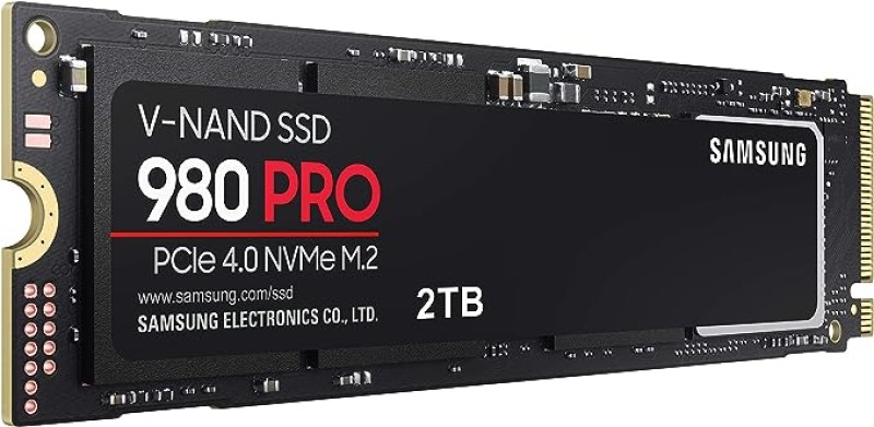 Samsung 980 PRO 2TB SSD PCIe NVMe Gen 4 M.2