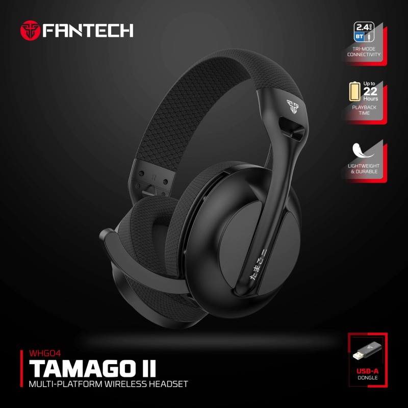 Fantech WHG04 Tamago II Wireless Gaming Headset – Tri-Mode | Multi-Platform