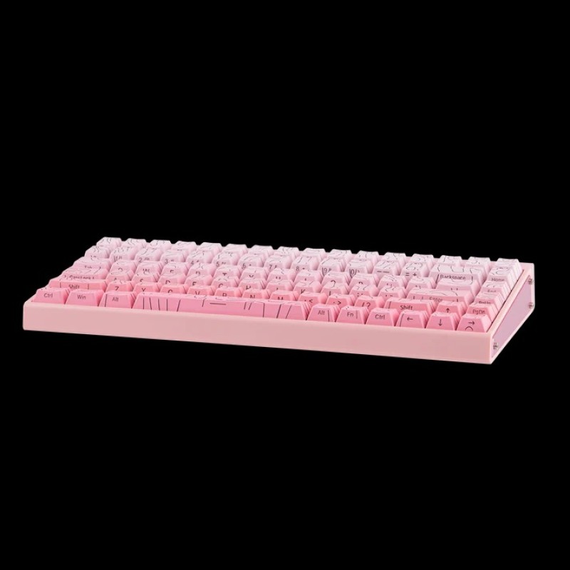 AULA Hero84 HE Hall Effect Magnetic Keyboard(Gradient-Pink) – 8K Hz, Rapid Trigger, RGB Gaming Keyboard