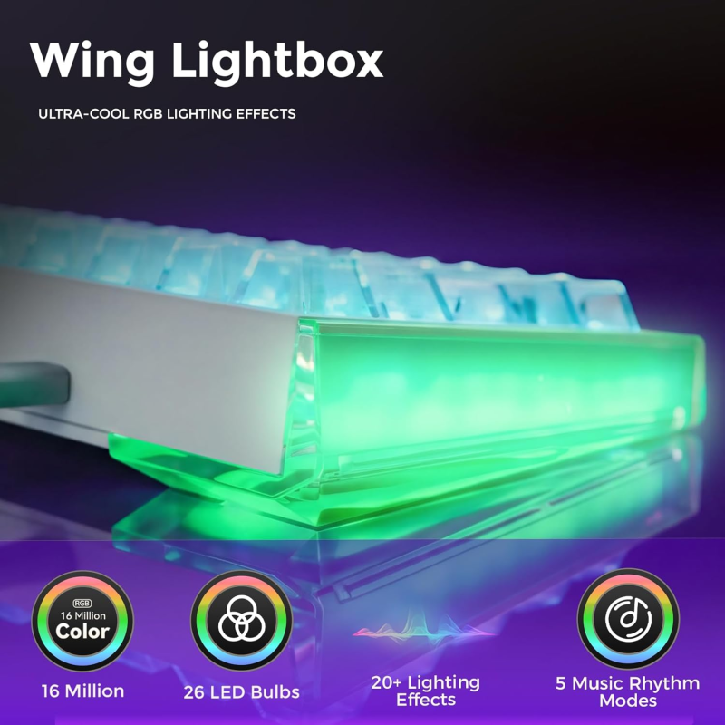 DAREU Cool 68 Magnetic Gaming Keyboard | Ice Blade & Shadow Blade Switch | Multiple Colors