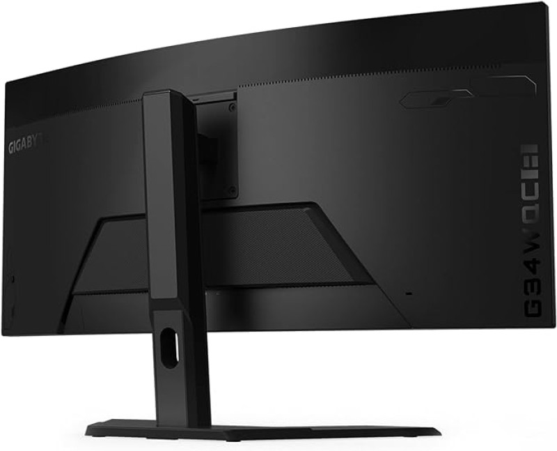 GIGABYTE G34WQC A 34" 144Hz Ultra-Wide Curved Gaming Monitor, 3440 X 1440 VA 1500R , 1ms (MPRT) Response Time, 90% DCI-P3, VESA Display HDR400, FreeSync Premium, BLACK (G34WQC A-SA)