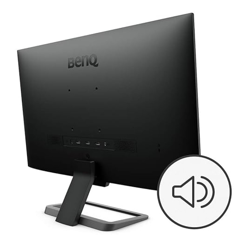 BenQ EW2480 24 Inch(60cm) Premium HDR IPS Full HD 3-Side Bezel-Less Monitor- Eye Care, Anti-Glare, Brightness Intelligence,Low Blue Light, Speakers,AMD Freesync,HDMIx3,VESA Wall Mountable,75Hz(Black)