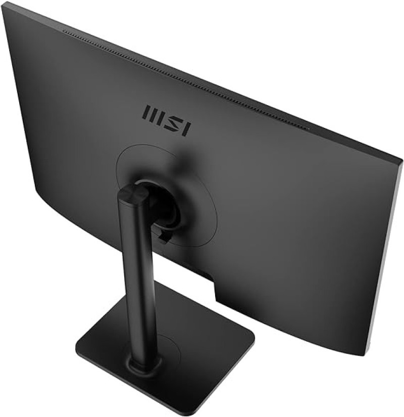 MSI Modern MD271P, 27" Monitor, 1920 X 1080 (FHD), IPS, 75Hz, TUV Certified Eyesight Protection, 5ms, HDMI, Displayport, USB C, Tilt, Swivel, Height Adjustable, Pivot,Black
