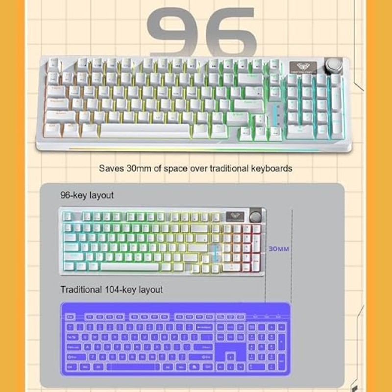 AULA S98 Wireless Mechanical Keyboard