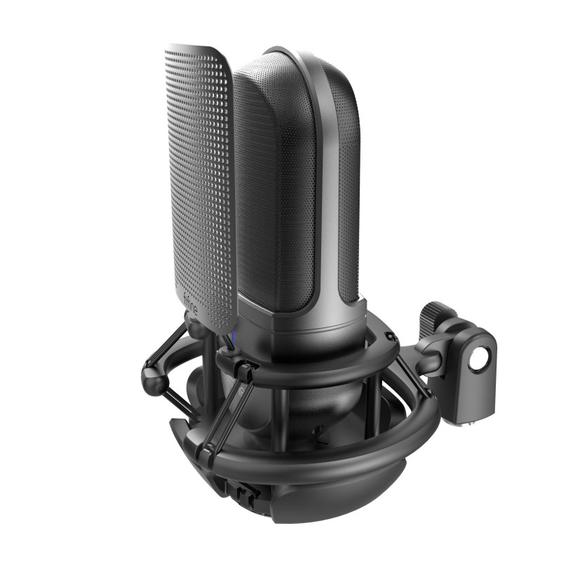 FIFINE K726 Microphone Cardioid Condenser With Type C Output, Shock Mount