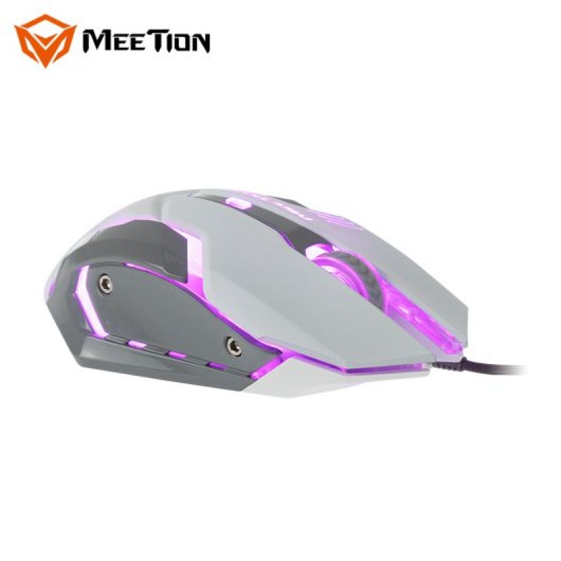 Meetion M915 Backlit Gaming Mouse - White Edition