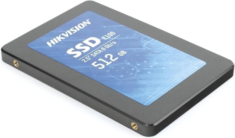 HIKVISION E100 512GB 2.5-Inch Internal SSD, SATA 6Gb/s, Up To 550MB/s - Solid State Disks 3D Nand TLC