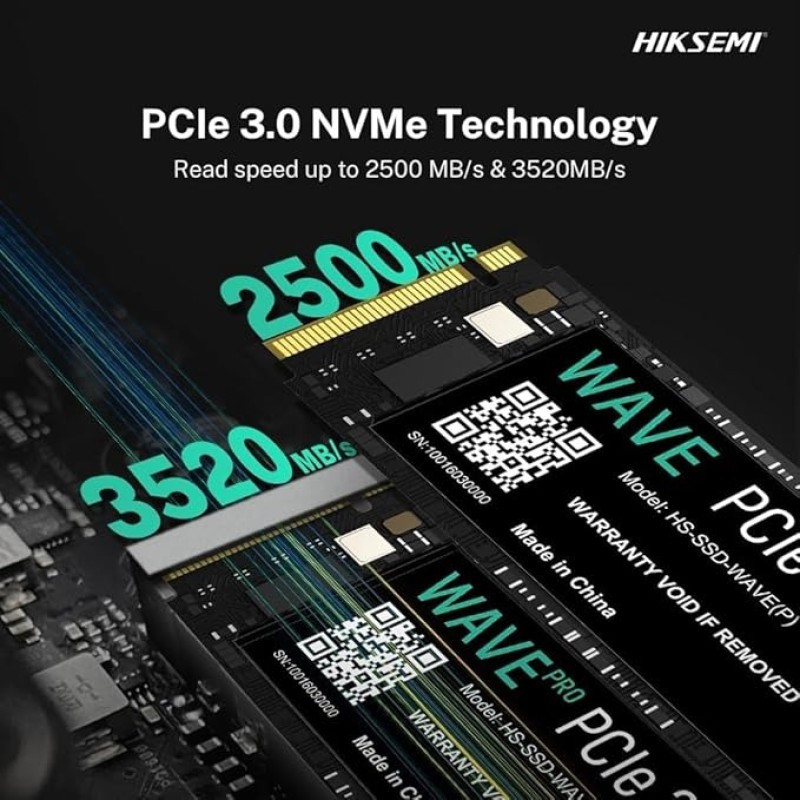 HIKSEMI WAVE(P) 256GB NVMe M.2 PCIe Gen 3 SSD Up To 2280MB/s, Internal Solid State Drive For Desktop Laptop Computer
