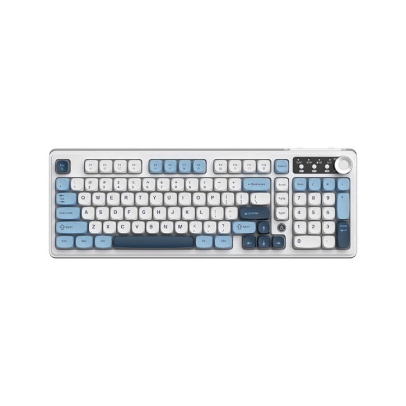 AJAZZ AF98 97-Key Wireless Membrane Gaming Keyboard – Quad Status LED & Volume Dial