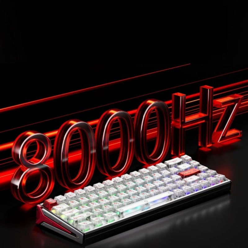 DAREU A68 Ice Blade Magnetic Gaming Keyboard | Silver Aluminum | RGB