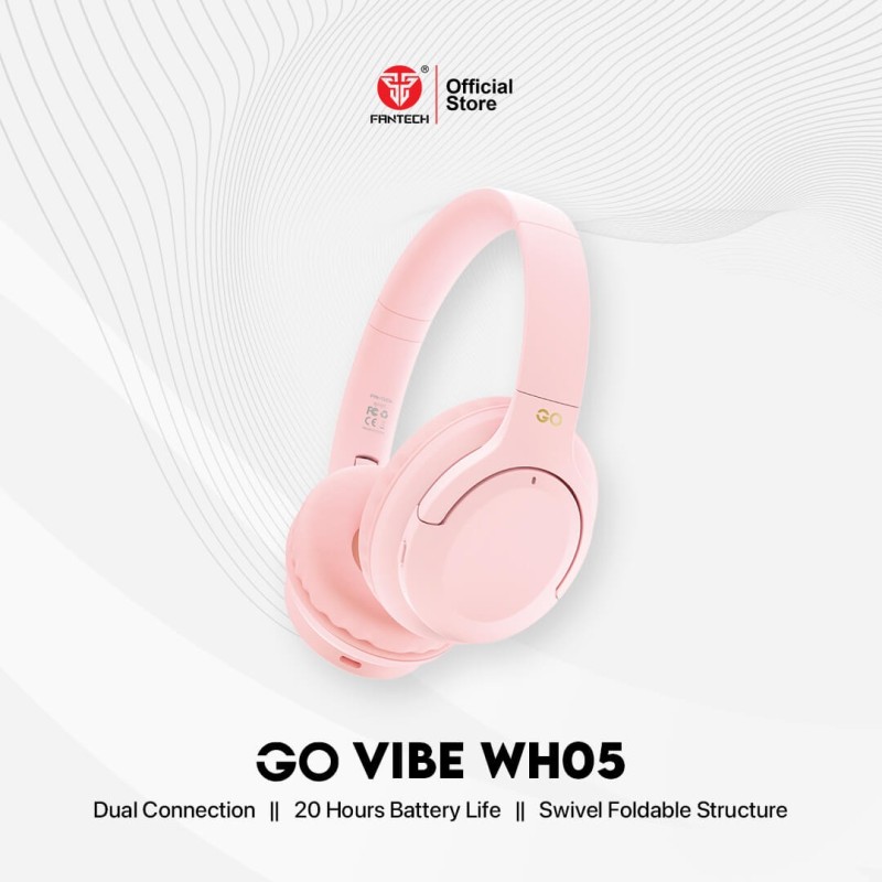 Fantech WH05 Go Vibe Dual Mode Wireless Headset | Bluetooth & Wired | 40mm Drivers