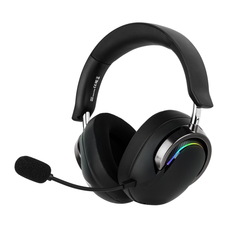Aula A700 Tri-Mode Wireless Gaming Headset 2.4GHz Bluetooth Wired RGB Detachable Mic