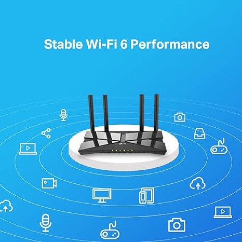 TP-Link Archer AX10 AX1500 WiFi 6 Router Dual Band 1.5GHz Tri Core CPU TPLink