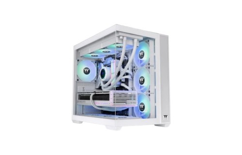 Thermaltake View 380 TG ARGB Snow Mid-Tower ATX PC Case