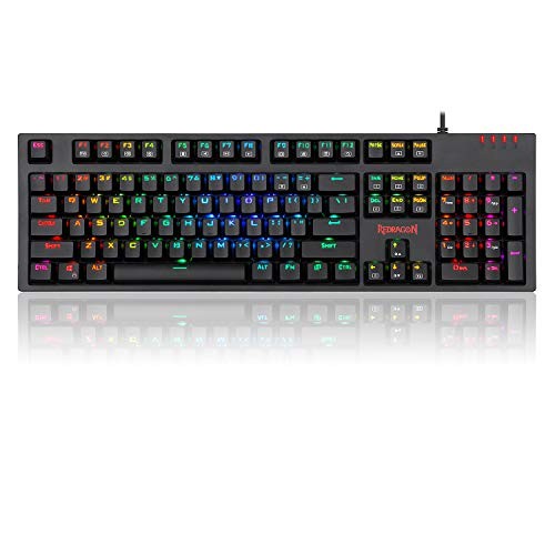 Redragon K592-PRO Mechanical Gaming RGB Wired Keyboard With Ultra-Fast V-Optical Blue Switches