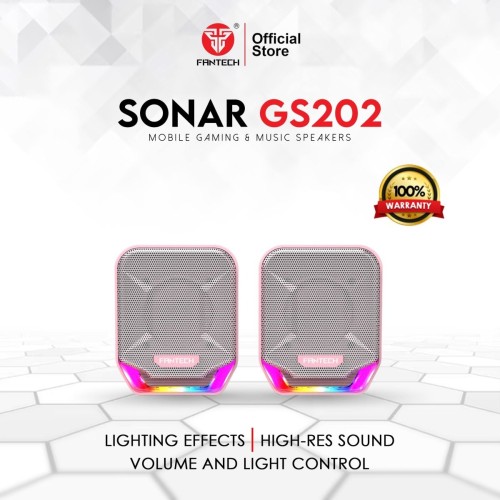 Fantech GS202 Sonar Mini Sakura Edition RGB Bluetooth Gaming Speaker